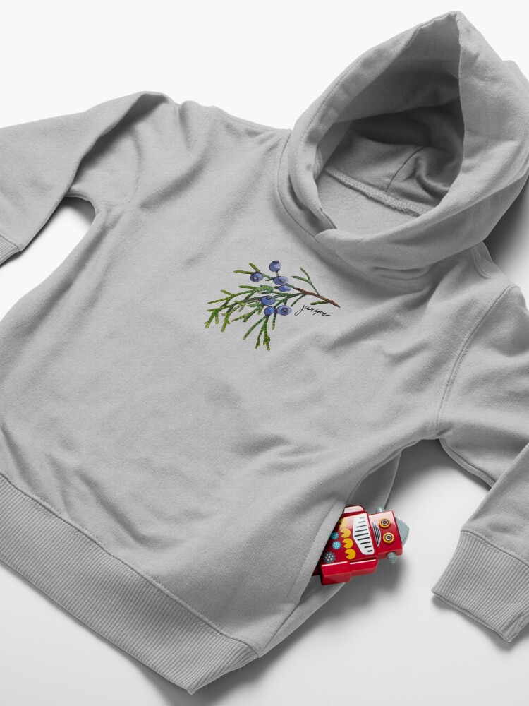 Alternate view of Watercolor Juniper Toddler Pullover Hoodie