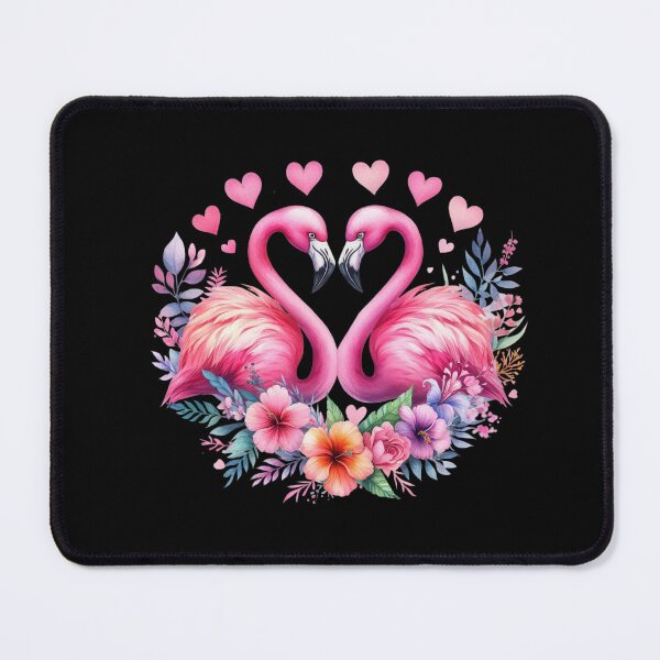 Item preview, Cute Beautiful Flamingo Valentine designed and sold by TheAnimalZ00.