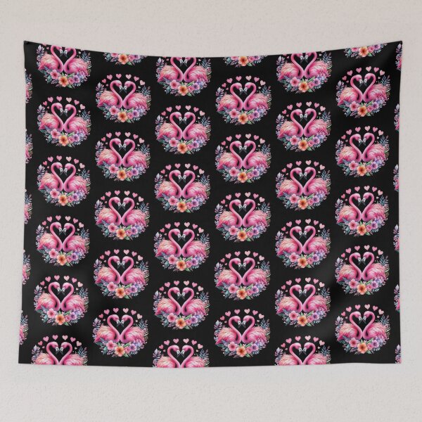 Item preview, Cute Beautiful Flamingo Valentine designed and sold by TheAnimalZ00.