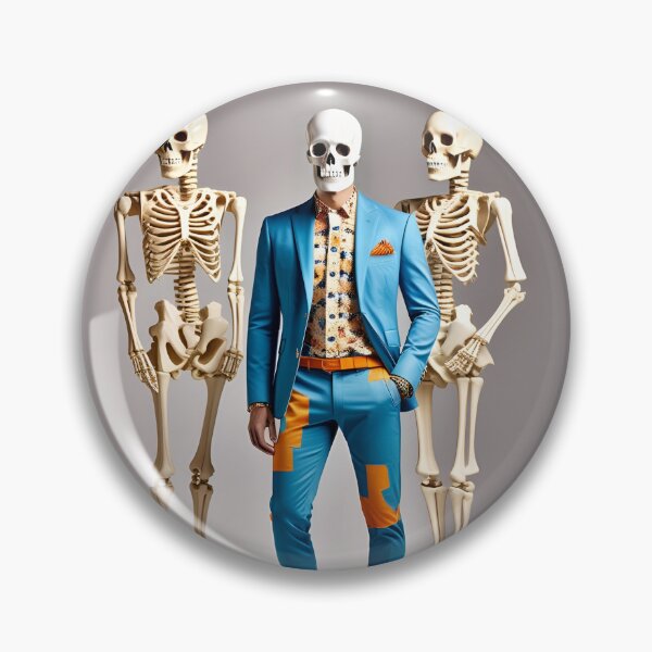 Item preview, "Stylish Skeletal Spread: Trendy Threads and Poses" designed and sold by Superbdeal.