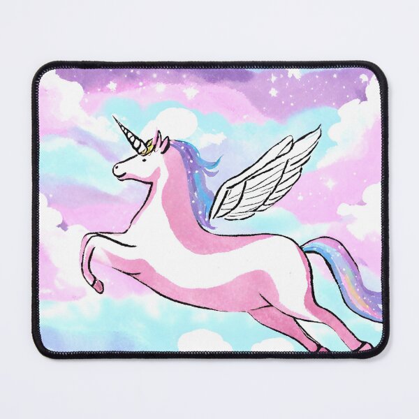 Item preview, Vintage 1980s Watercolor Unicorn  designed and sold by AnimaliaStar.