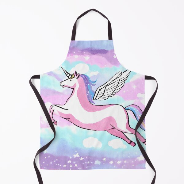 Item preview, Vintage 1980s Watercolor Unicorn designed and sold by AnimaliaStar.