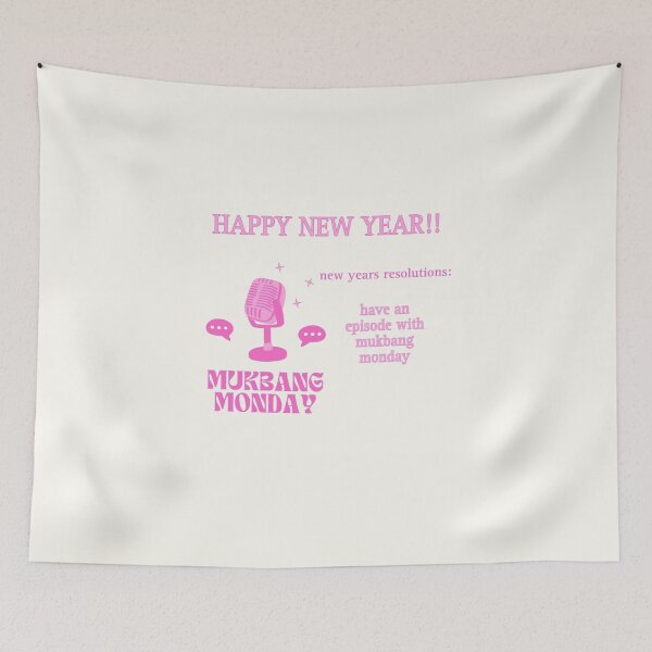 Item preview, New Year Mukbang Monday Podcast designed and sold by mukbangmondays.