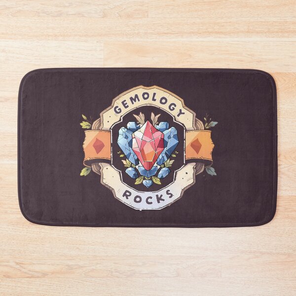 Item preview, Gemology Rocks Wooden Emblem designed and sold by SweetClicks123.