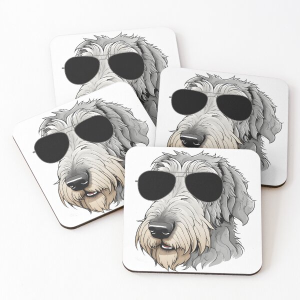 Item preview, Irish Wolfhound Dog Wearing Sunglasses designed and sold by TheAnimalZ00.