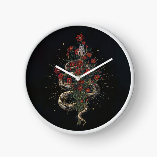 Item preview, Serpent and Flowers designed and sold by AfterblossomArt.