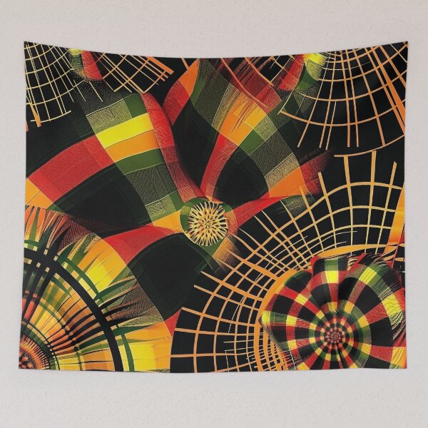 Item preview, Tartan Sunflower Design - Scottish Pattern designed and sold by HausKatz.