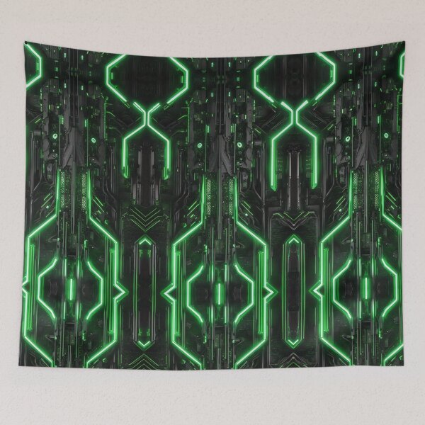 Item preview, Cybernetics - Black and Green - 05 designed and sold by Mystic-Images.