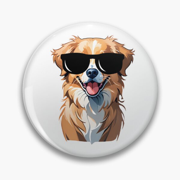 Item preview, Nova Scotia Duck Tolling Retriever Dog Wearing Sunglasses designed and sold by TheAnimalZ00.