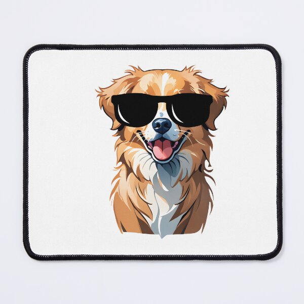 Item preview, Nova Scotia Duck Tolling Retriever Dog Wearing Sunglasses designed and sold by TheAnimalZ00.