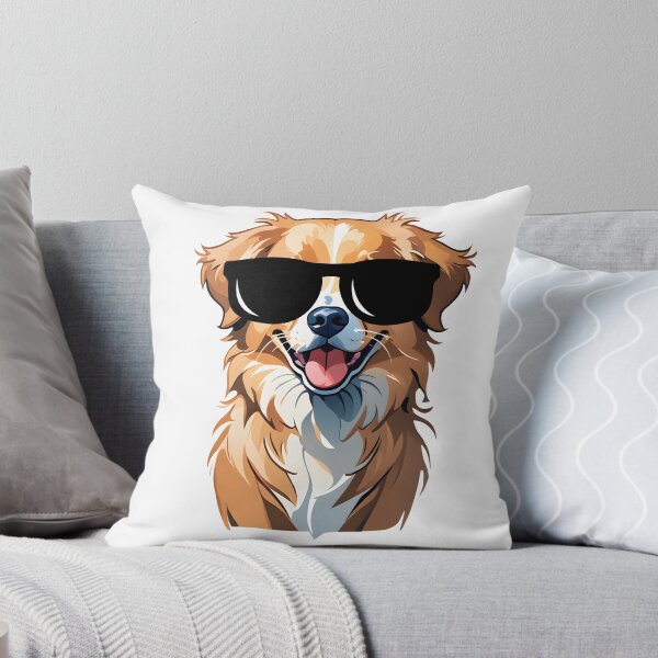 Item preview, Nova Scotia Duck Tolling Retriever Dog Wearing Sunglasses designed and sold by TheAnimalZ00.
