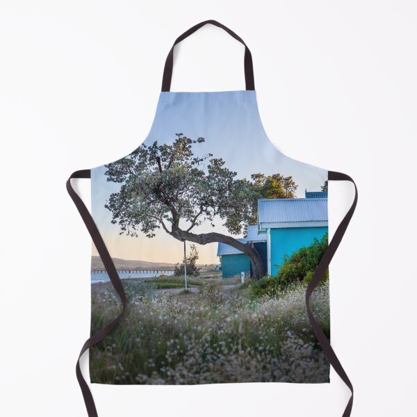 Item preview, Dromana Boat Sheds and Banksia Tree, Mornington Peninsula, Victoria, Australia designed and sold by Vicki Walsh.