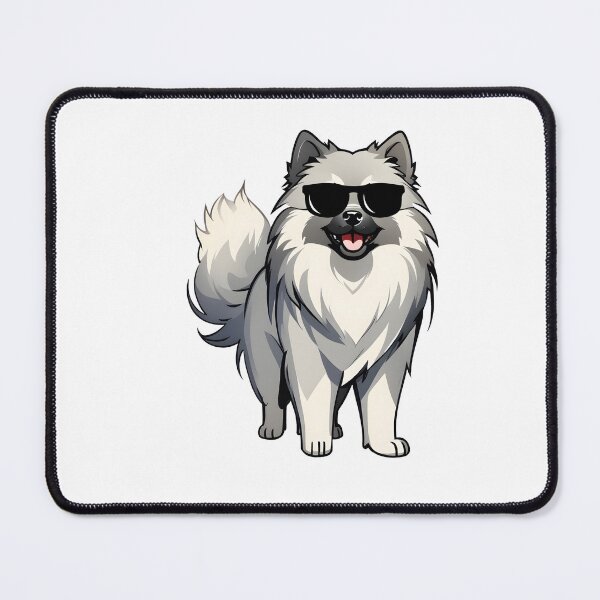 Item preview, Keeshond Dog Wearing Sunglasses designed and sold by TheAnimalZ00.