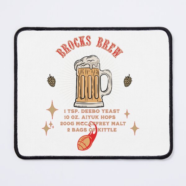 Item preview, BROCK'S BREWSKI FOOTBALL T-Shirt  Craft Beer & Division Champ Style Must-Have for Game Day Parties Ideal Gift for Beer Aficionados designed and sold by PinoyDnDShirts.