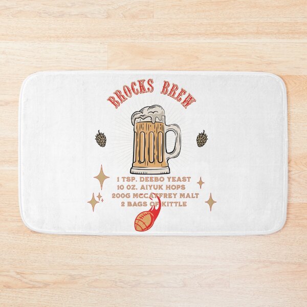 Item preview, BROCK'S BREWSKI FOOTBALL T-Shirt  Craft Beer & Division Champ Style Must-Have for Game Day Parties Ideal Gift for Beer Aficionados designed and sold by PinoyDnDShirts.