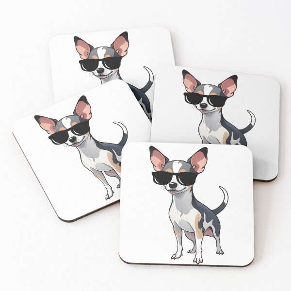 Item preview, Rat Terrier Wearing Sunglasses designed and sold by TheAnimalZ00.