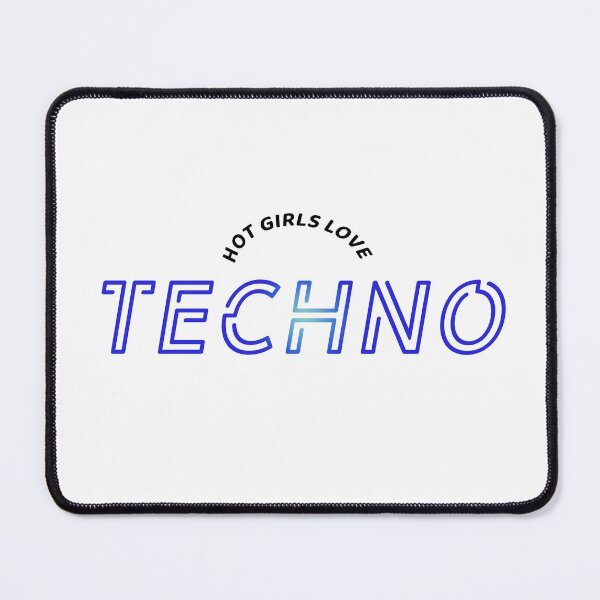 Item preview, Hot Girls Love Techno Music designed and sold by blvckcatmagic.