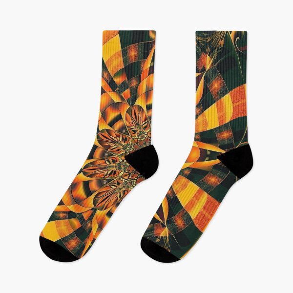 Item preview, Tartan Sunburst - Scottish Sunflower Pattern designed and sold by HausKatz.