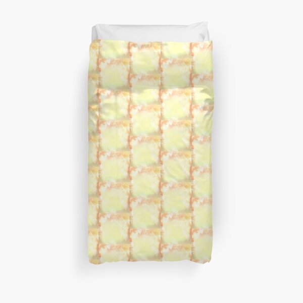 Yellow crusty flames Pattern Duvet Cover