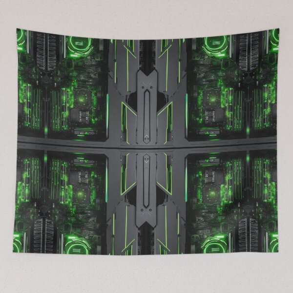 Item preview, Copy of Cybernetics - Black and Green - 06 designed and sold by Mystic-Images.