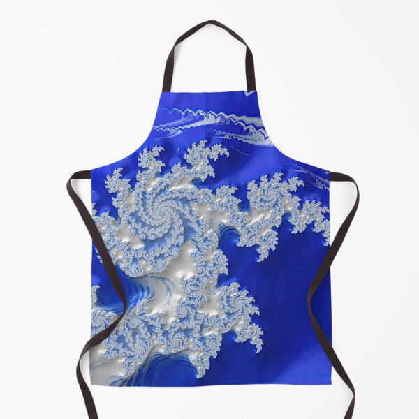 Item preview, Blue and White Fractal 01 designed and sold by Elisabeth Lucas.