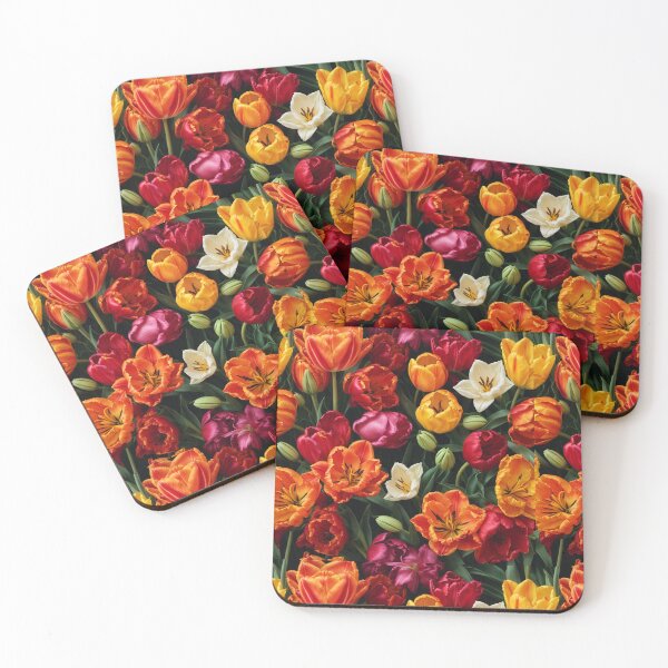 Item preview, Colorful Tulip Flower Pattern designed and sold by Noblegraphics.