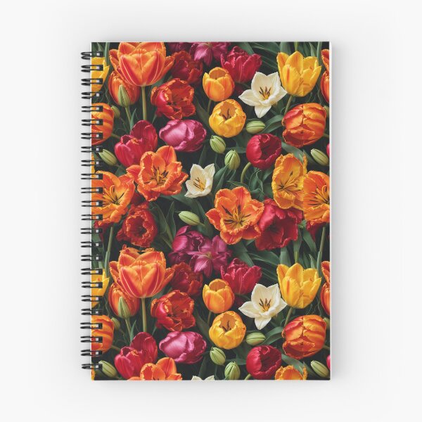 Item preview, Colorful Tulip Flower Pattern designed and sold by Noblegraphics.