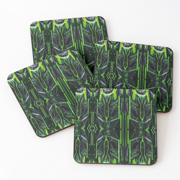 Item preview, Cybernetics - Black and Green - 07 designed and sold by Mystic-Images.