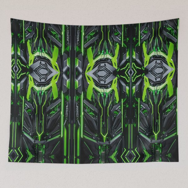 Item preview, Cybernetics - Black and Green - 07 designed and sold by Mystic-Images.