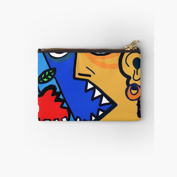 Item preview, apple eater abstract cubism style modern art by kartick dutta  designed and sold by KARTICK DUTTA.