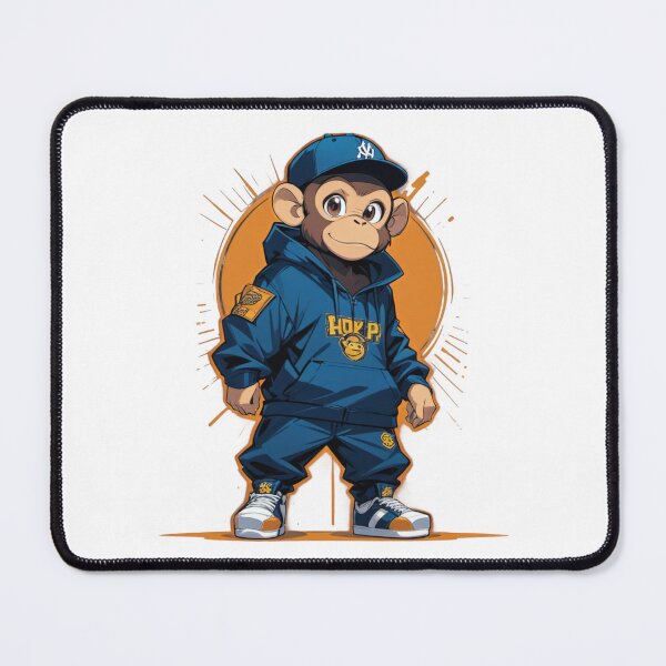 Item preview, Clipart of Monkey Hiphop design designed and sold by Planet Designs.