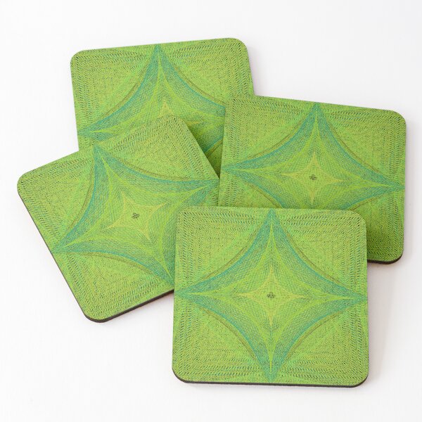 Item preview, Rectangular Pattern #4 Morph C [16752-Greens-BB] designed and sold by LottMultimedia.