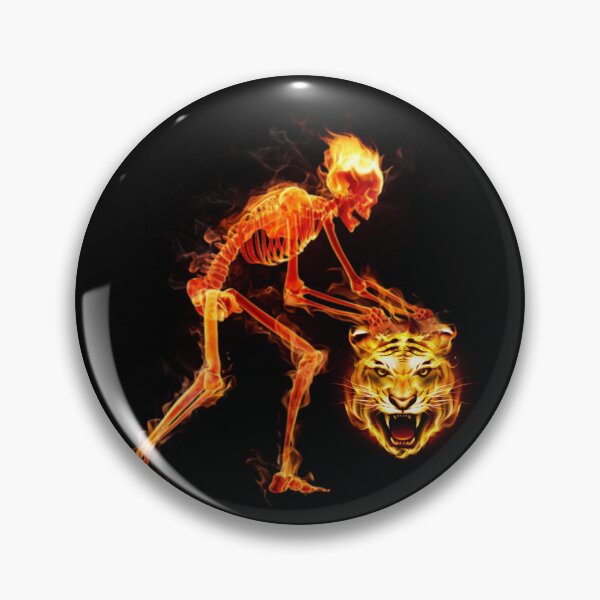 Aperçu de l'œuvre Squelette Preppy de feu créée et vendue par kripalsutariya.