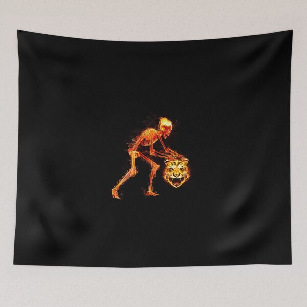 Item preview, Fire Preppy Skeleton designed and sold by kripalsutariya.