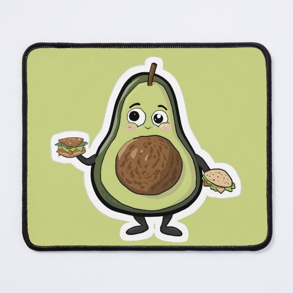 Item preview, Avocado Extravaganza: Cartoon Chef Whips Up a Sandwich Delight designed and sold by GENZ-CREATIVES.