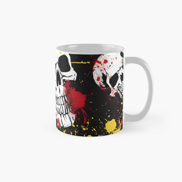 Item preview, Grunge Skull Splatter Artwork designed and sold by inkArtistryfine.