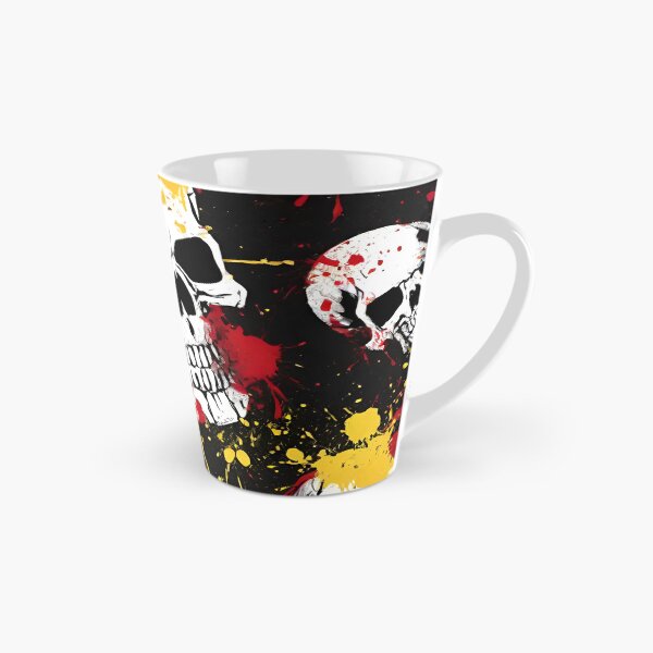 Item preview, Grunge Skull Splatter Artwork designed and sold by inkArtistryfine.