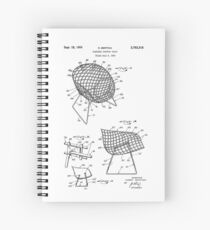 Ikonischer Mid Century Modern Flexibler Contour Stuhl von Harry Bertoia Spiralblock