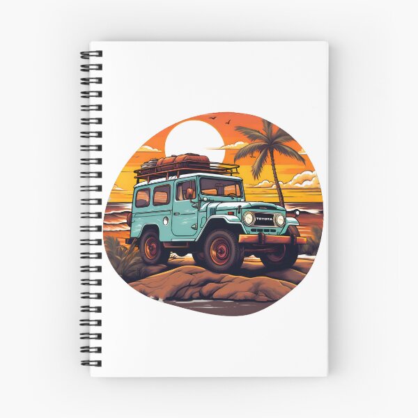 Item preview, Landcruiser 40 Series on sunset designed and sold by wongacreations.