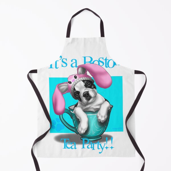 Item preview, It’s a Boston Terrier Tea party designed and sold by MetroInk.
