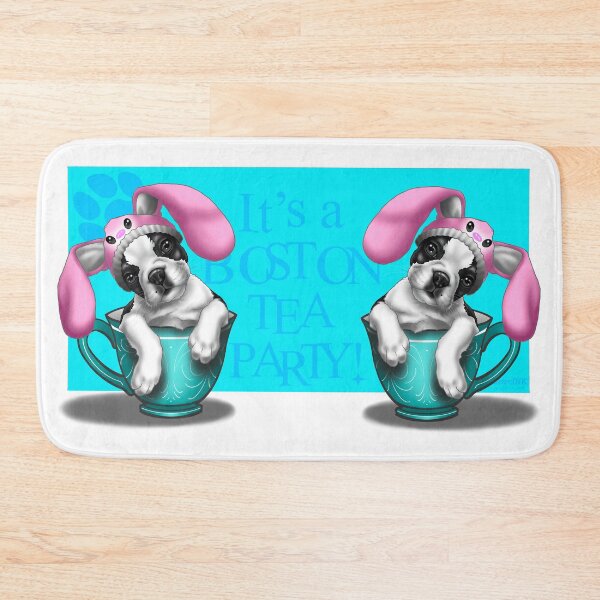 Item preview, It’s a Boston Terrier Tea party designed and sold by MetroInk.