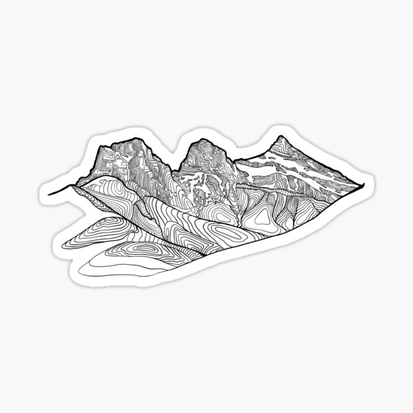 Item preview, Three Sisters Mountains Canmore  designed and sold by Darkskychick.