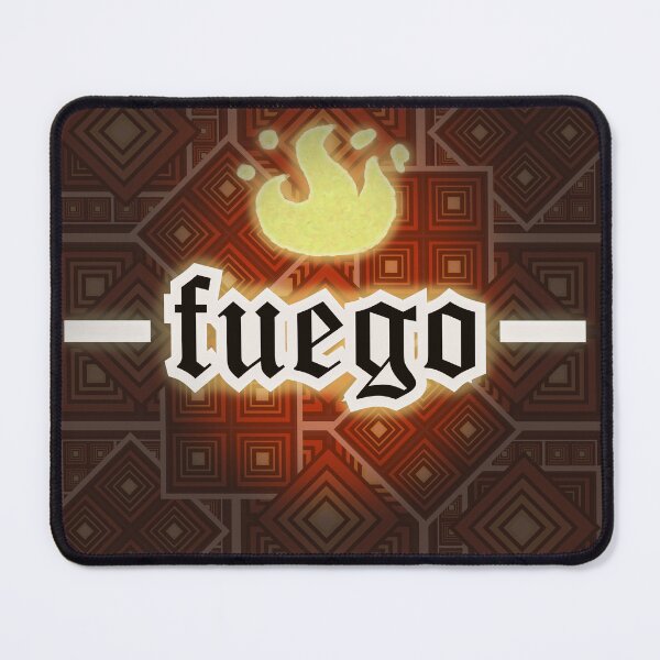 Item preview, Fuego ( Fire ) typography illustration designed and sold by El-Buho-Nero.