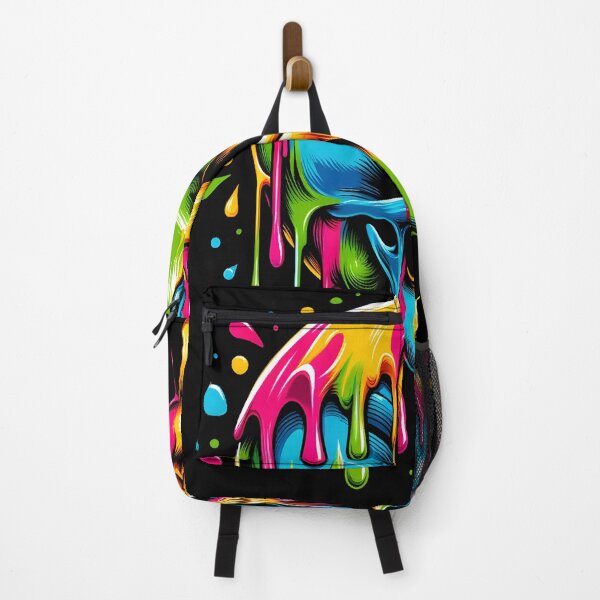 Item preview, Chromatic Cascade: Vibrant Skull Artwork designed and sold by inkArtistryfine.