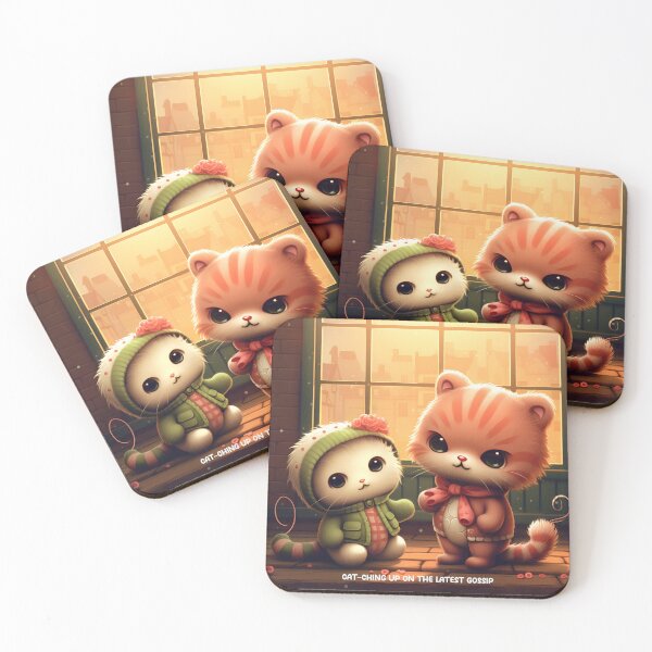 Item preview, Kittens' Twilight City Encounter designed and sold by inkArtistryfine.