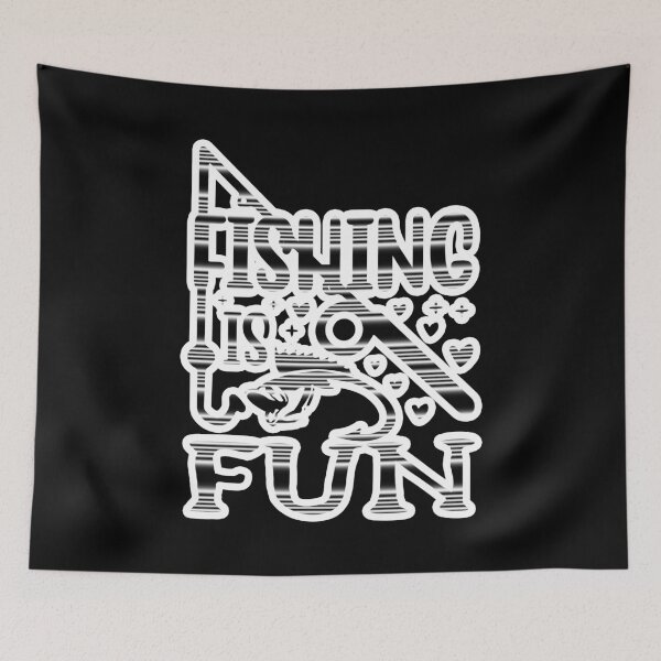 Item preview, Fishing is Fun Funny designed and sold by creativerooney.