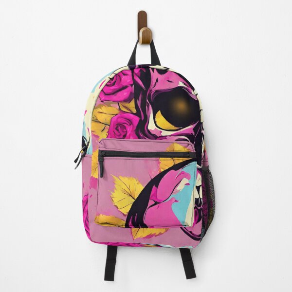 Item preview, Vibrant Floral Skull Artwork designed and sold by inkArtistryfine.