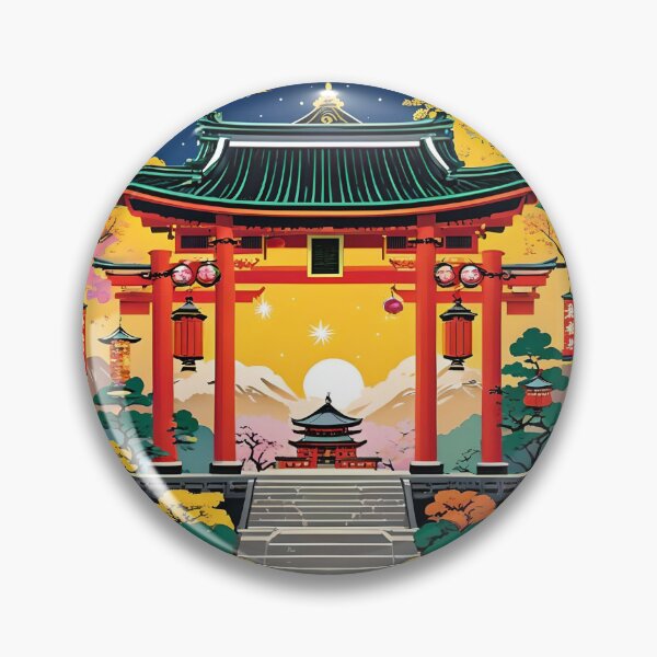 Item preview, JAPANESE SHRINE designed and sold by PIGCASSOSAIART.