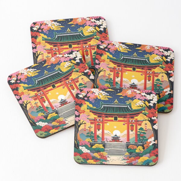 Item preview, JAPANESE SHRINE designed and sold by PIGCASSOSAIART.