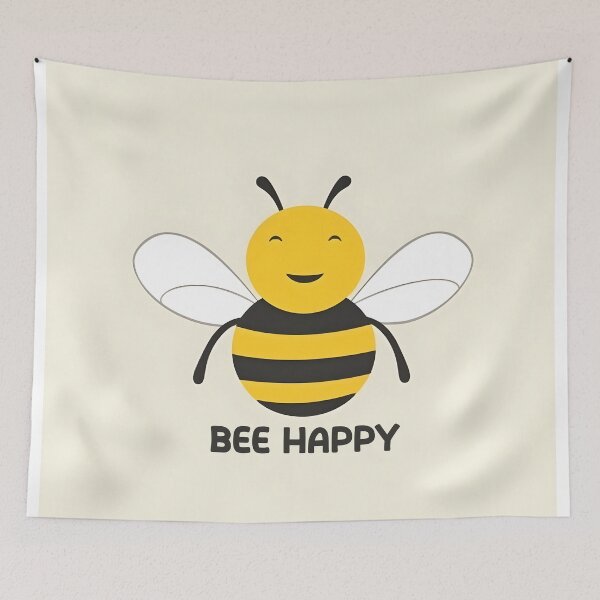 Item preview, Buzzy Bee: Cheerful Insect Illustration designed and sold by inkArtistryfine.